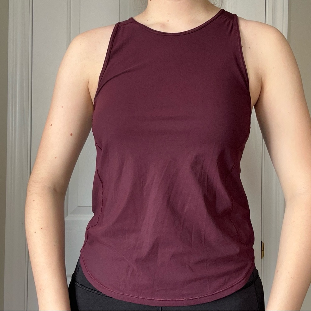 Lululemon Hip-Length Mesh Tank Top